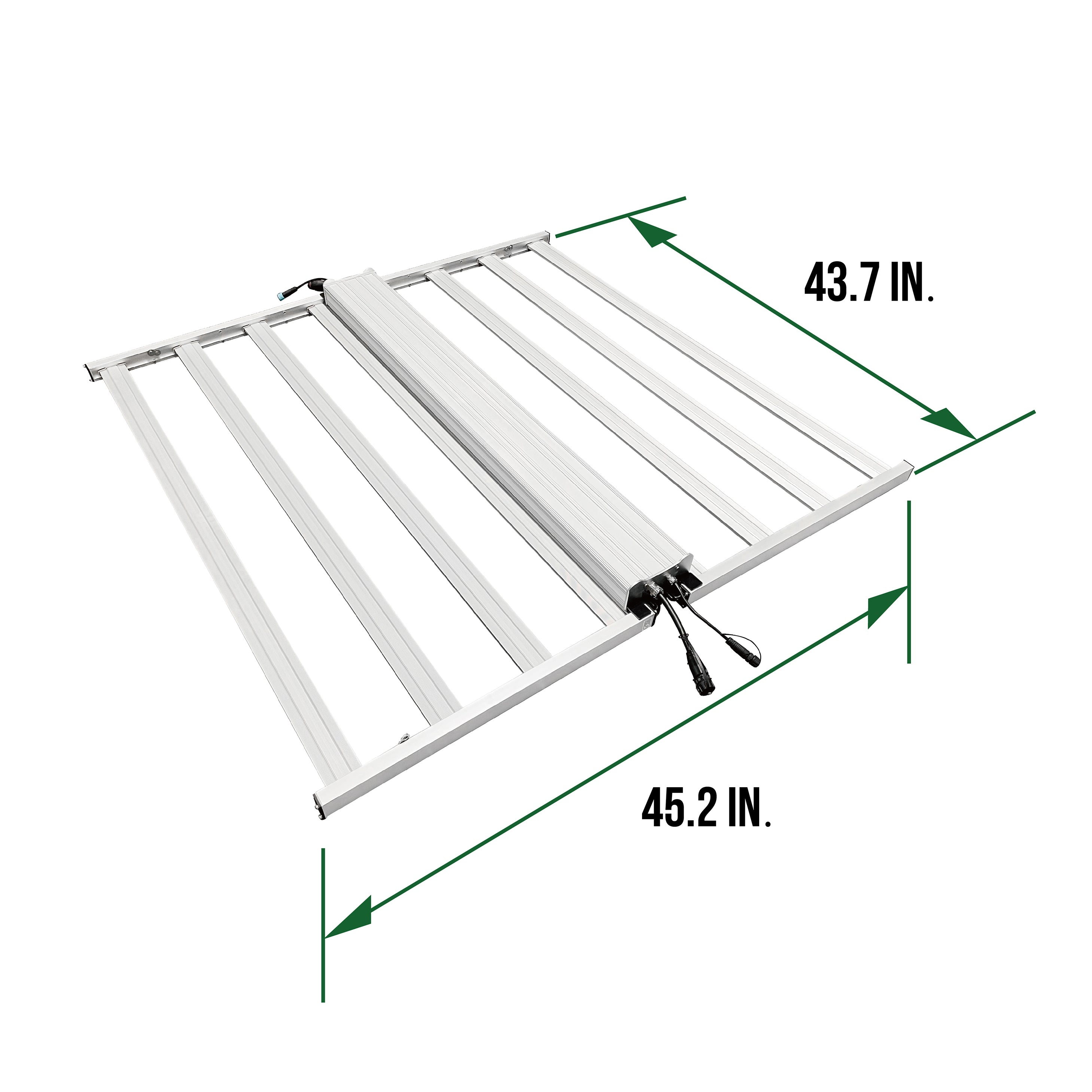 640W Dimmable Full Spectrum Growing light, 2544pcs Diodes LEDs, 277V AC, 2.7 umol/J, UL LISTED